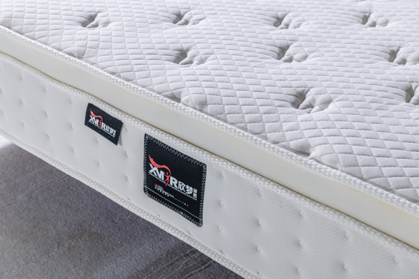 Double-Sided Jacquard Resilience Sponge Gel Memory Foam Pocketed Spring Mattress - 图片 4